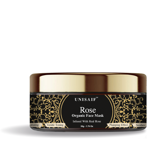 Rose Organic Face Mask 50g | Multani Mitti & Rose | Hydration & Toning