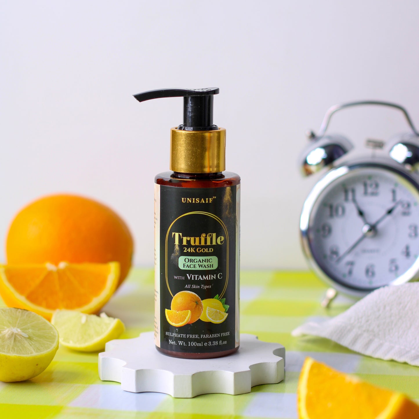 Truffle Vitamin C Facewash 100ml | 24K Gold | Tan Removal & Brightening