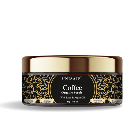 Coffee Organic Scrub 50g | Rose Oil | Hydrate
