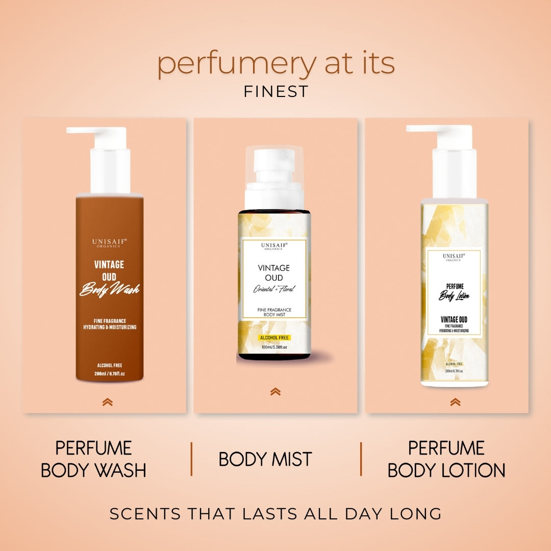 Vintage Oud Perfume Body Wash 200ml