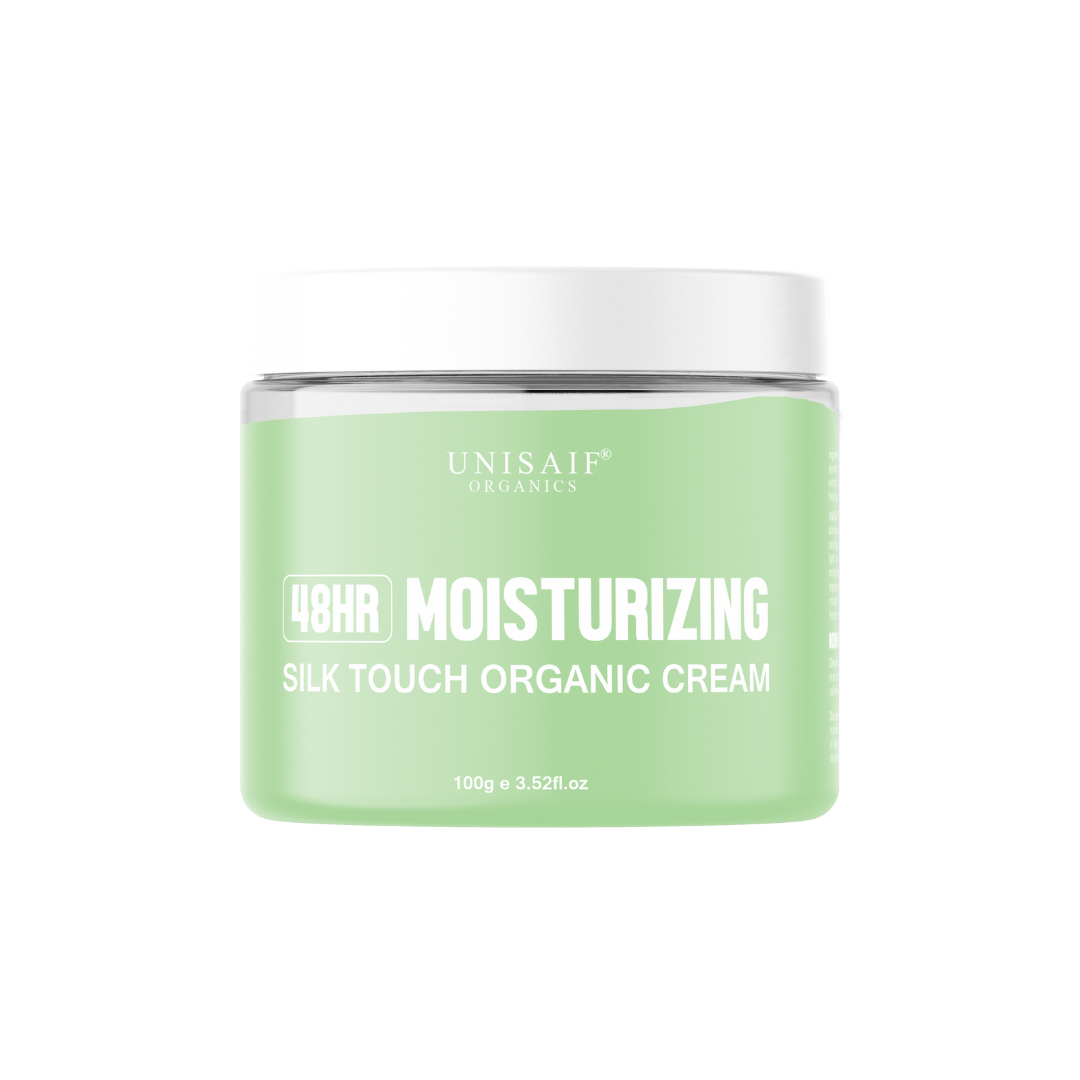 48HR Moisturizing Organic Cream 100g | Silk Touch for Dry Skin