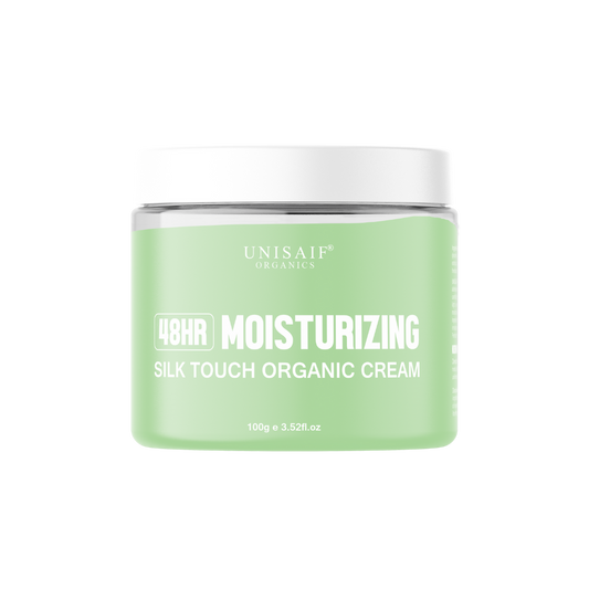 48HR Moisturizing Organic Cream 100g | Silk Touch for Dry Skin