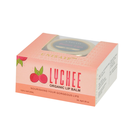 Lychee Organic Lip Balm 8g | 100% Natural & Mineral Oil Free