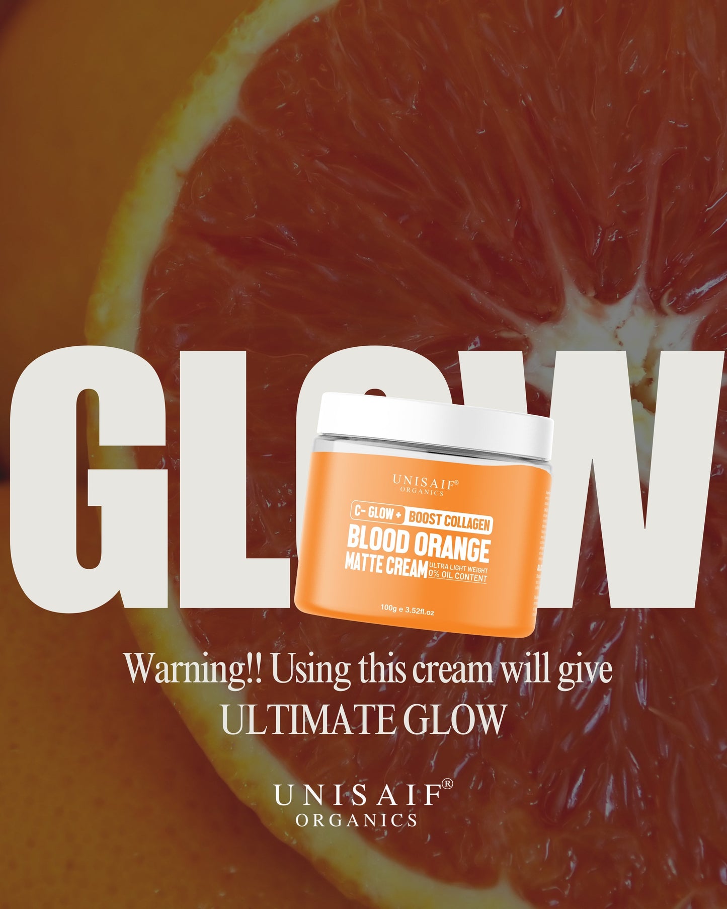 Blood Orange | C Glow + Boost Collagen Cream 100g