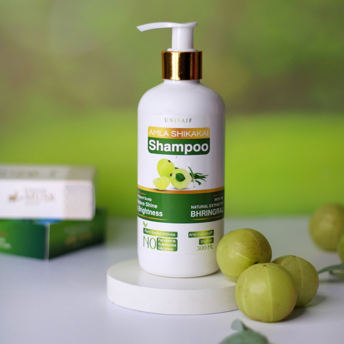 Amla Shikakai Organic Shampoo 300ml | Hair Growth & Shine