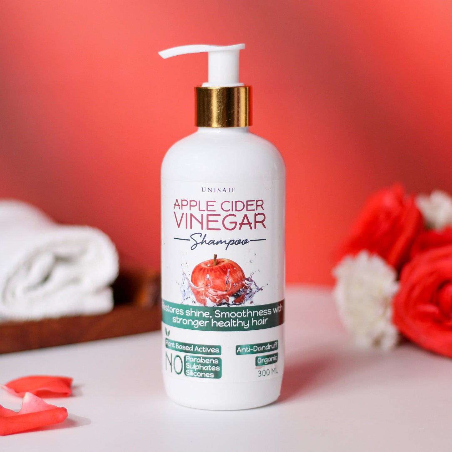 Apple Cider Vinegar Shampoo 300ml | Anti-Dandruff & Smoothening