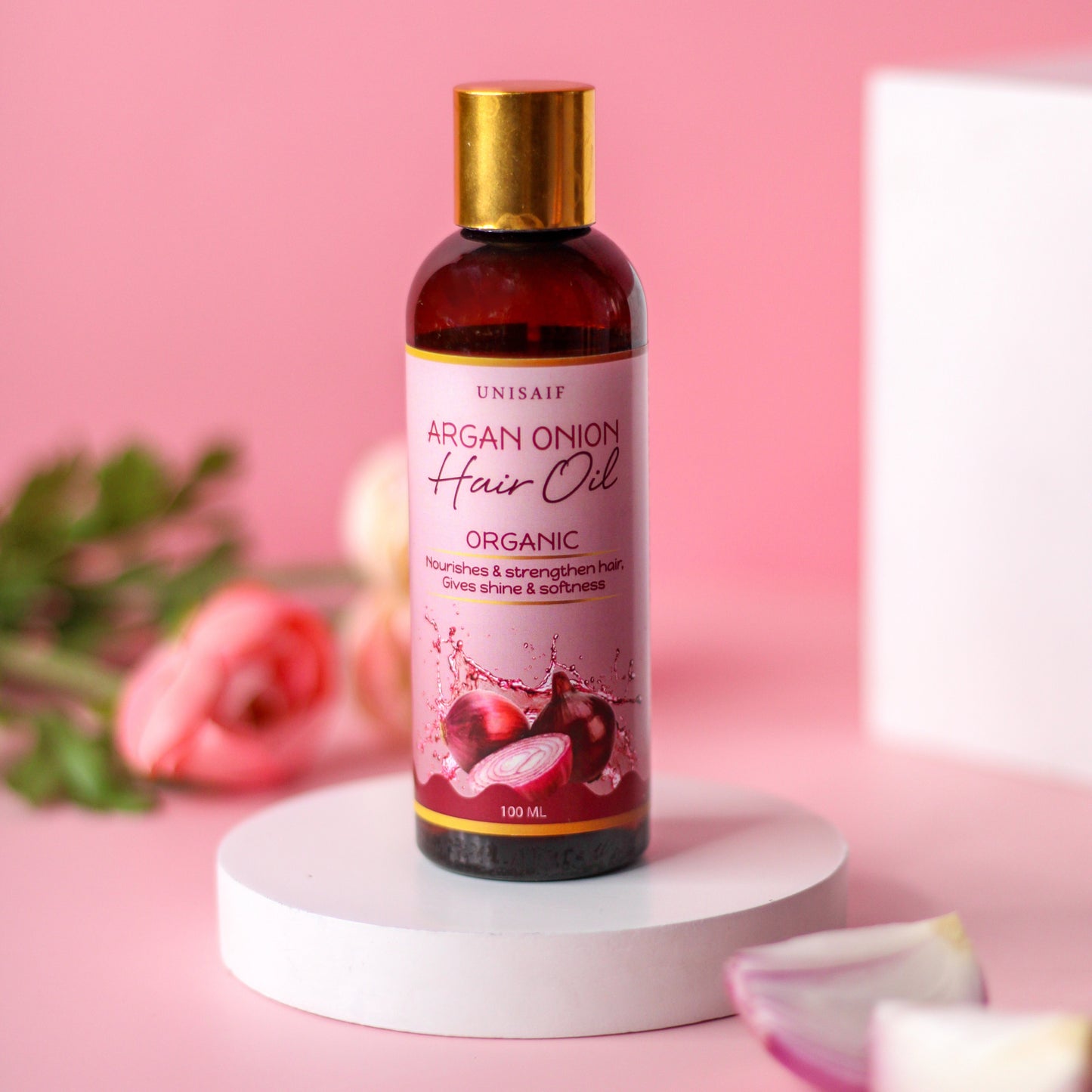 Argan Onion Hair Oil 100ml For |Extreme Hairfall, Dandruff|