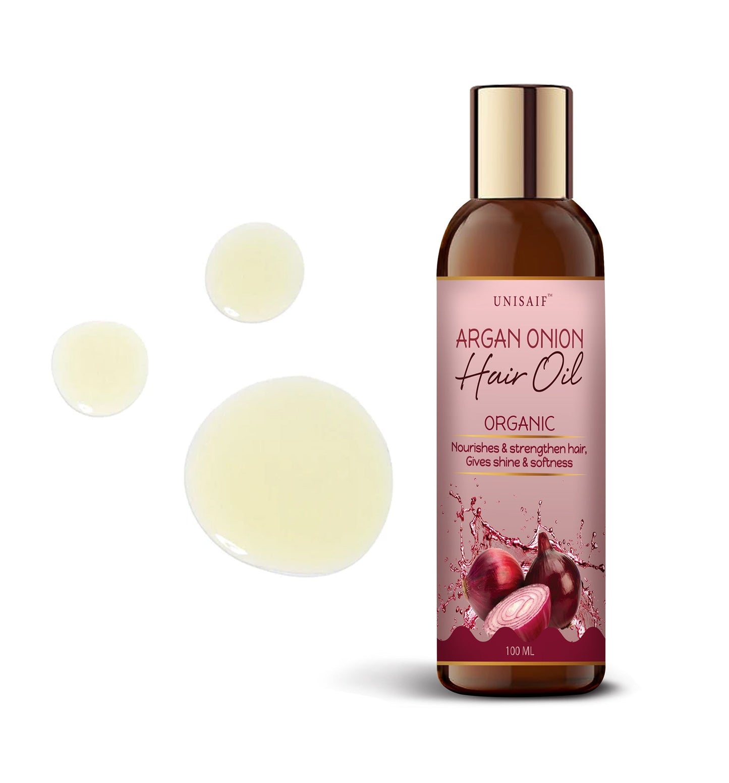 Argan Onion Hair Oil 100ml For |Extreme Hairfall, Dandruff|