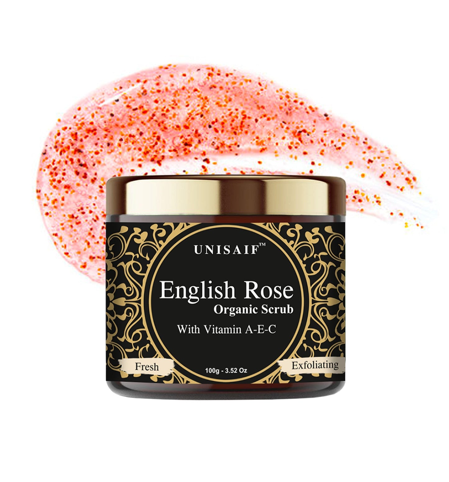 English Rose Scrub 100g | Vitamin A & E | Exfoliating & Hydrating