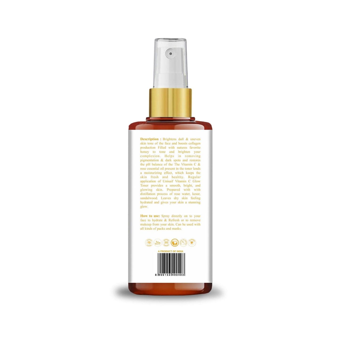 Vitamin C Toner 100ml | Brightening & Oil Control