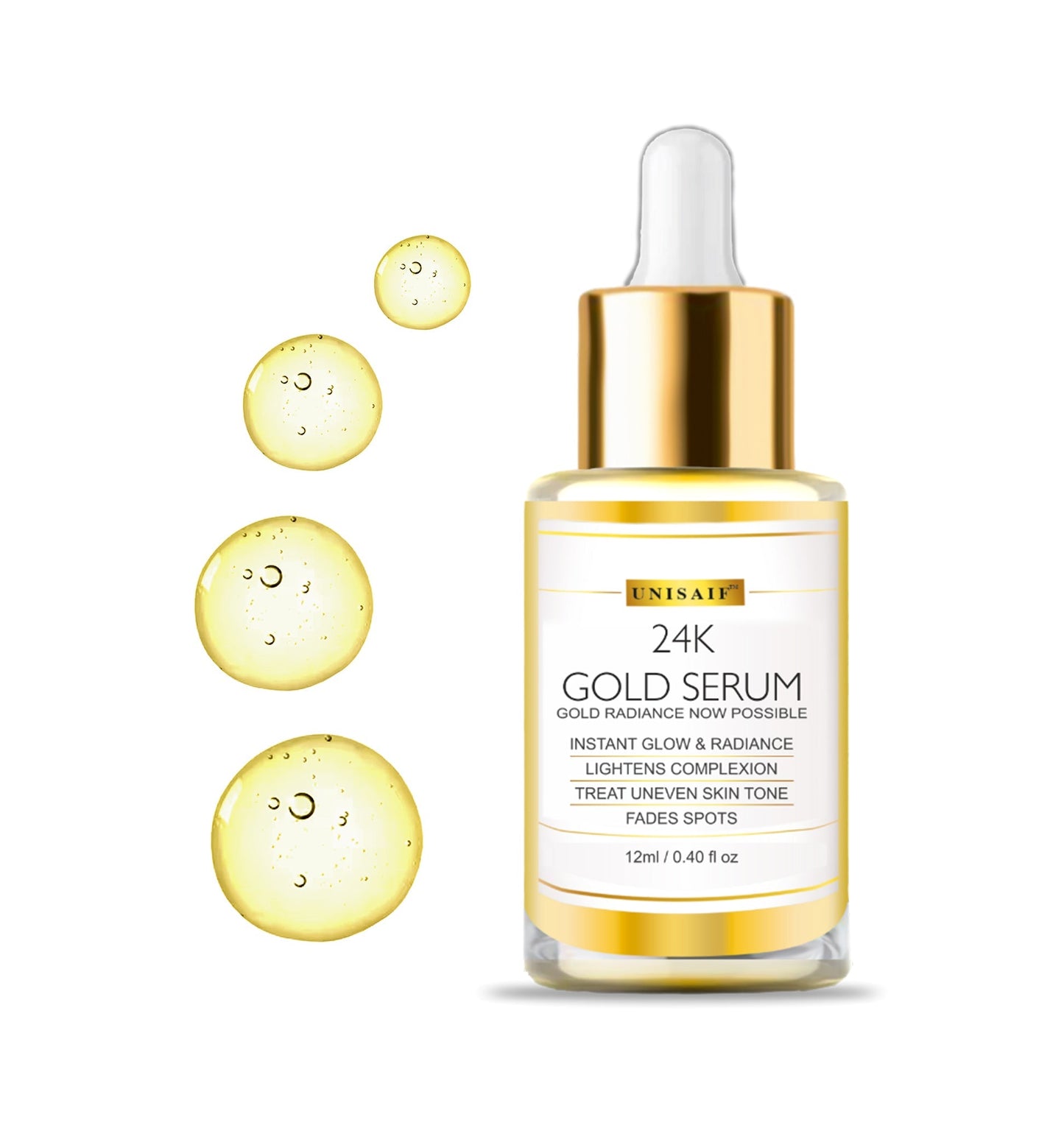 24k Gold Serum 12ml | Glow & Brightening