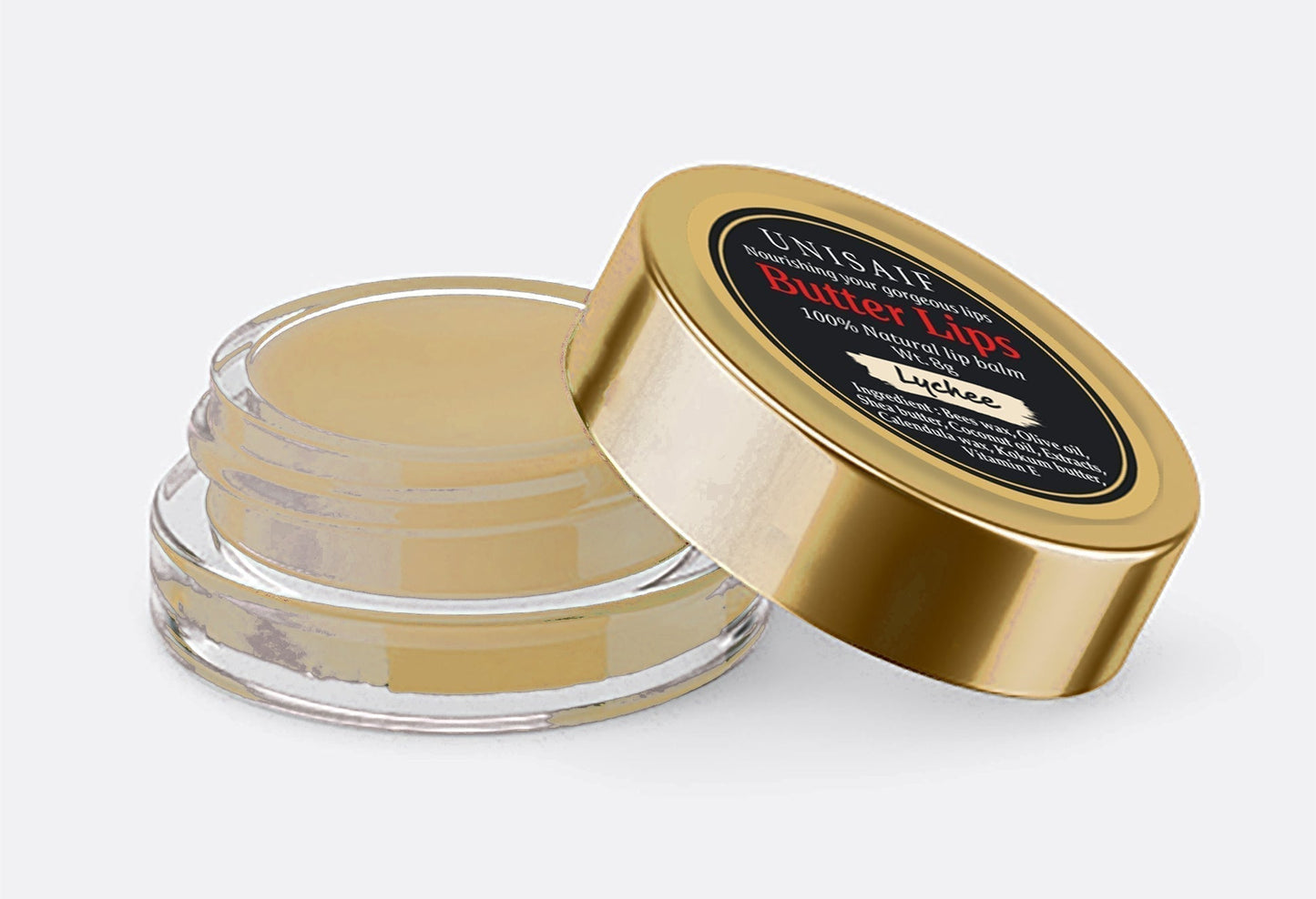 Lychee Organic Lip Balm 8g | 100% Natural & Mineral Oil Free