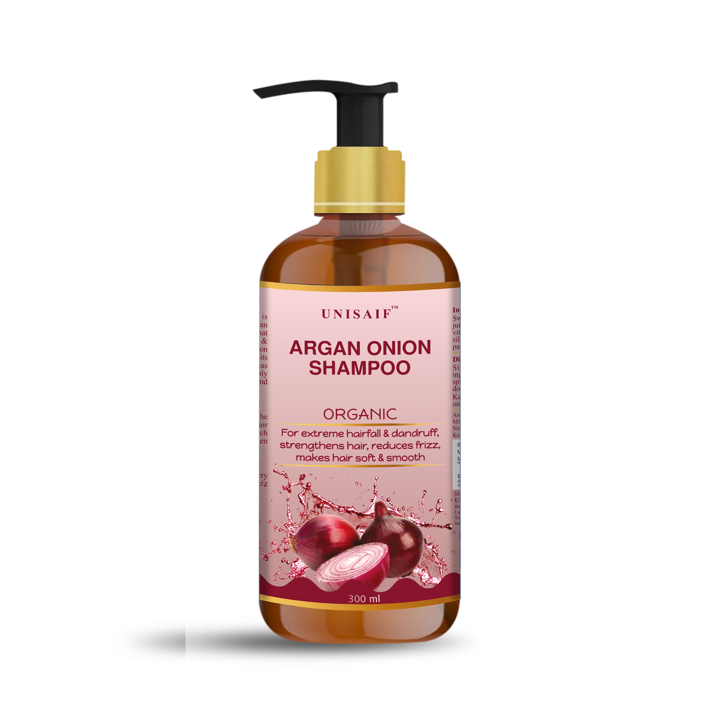 Argan Onion Shampoo 300ml | For Hairfall & Dandruff