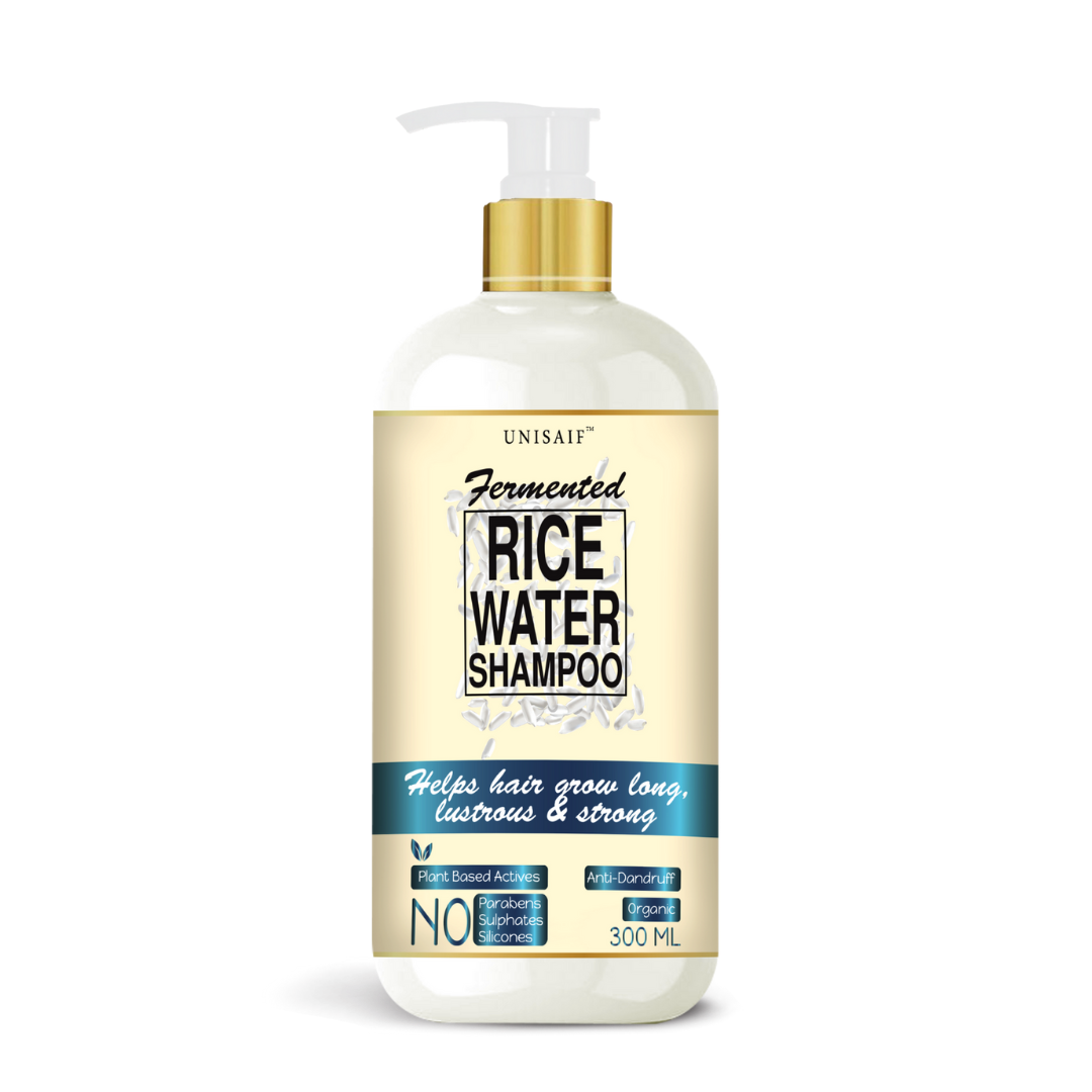Rice Water Shampoo 300ml | Frizz Control & Shine | Sulphate & Paraben Free