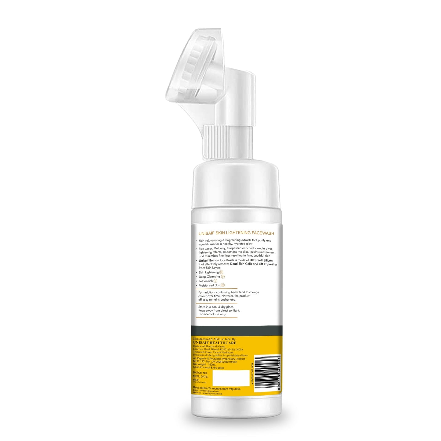 Vitamin C Foaming Facewash 150ml | Hyaluronic Acid | Brightening & Hydrating