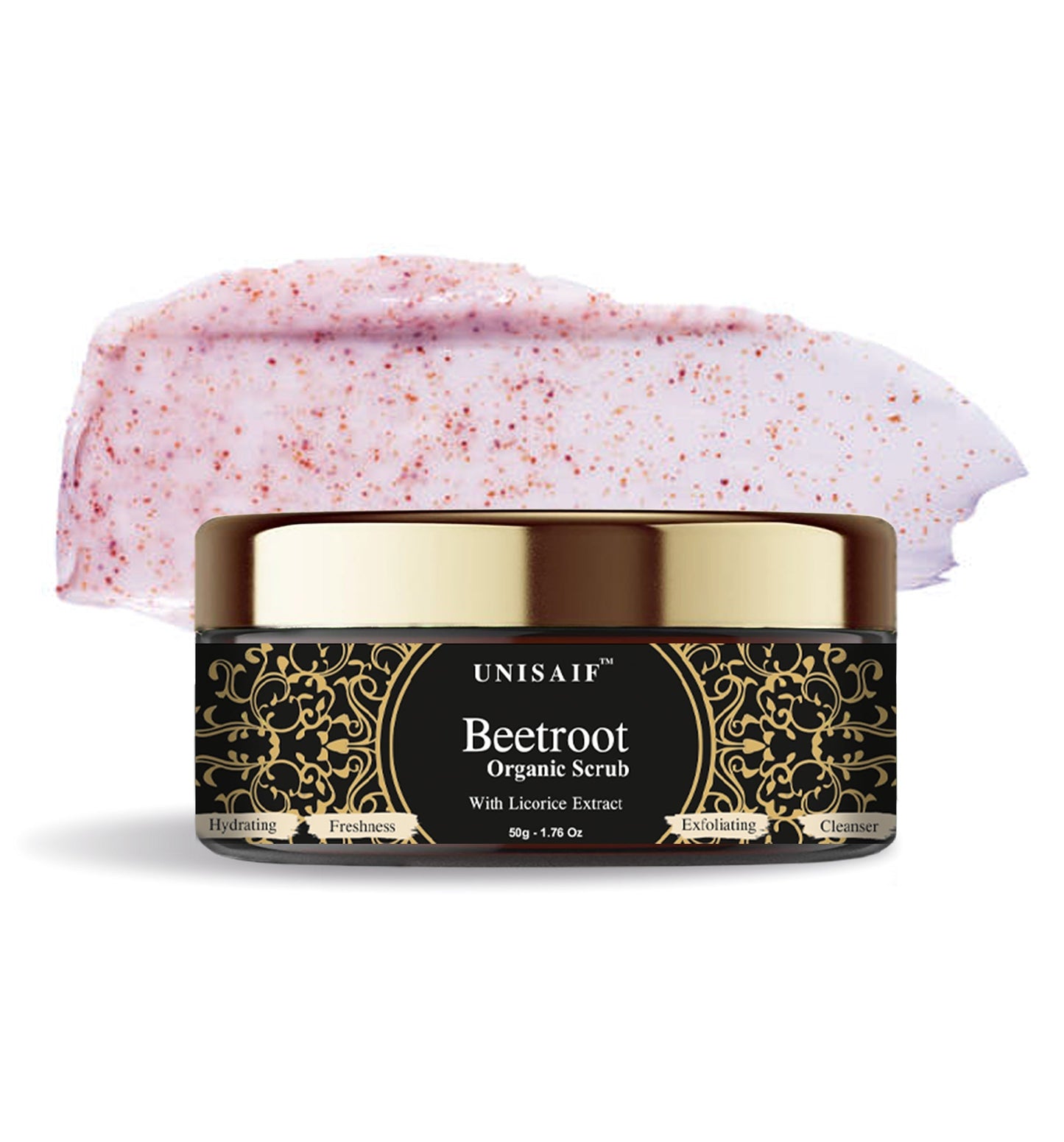 Beetroot Organic Scrub 50g | Licorice Extract | Hydration & Exfoliation