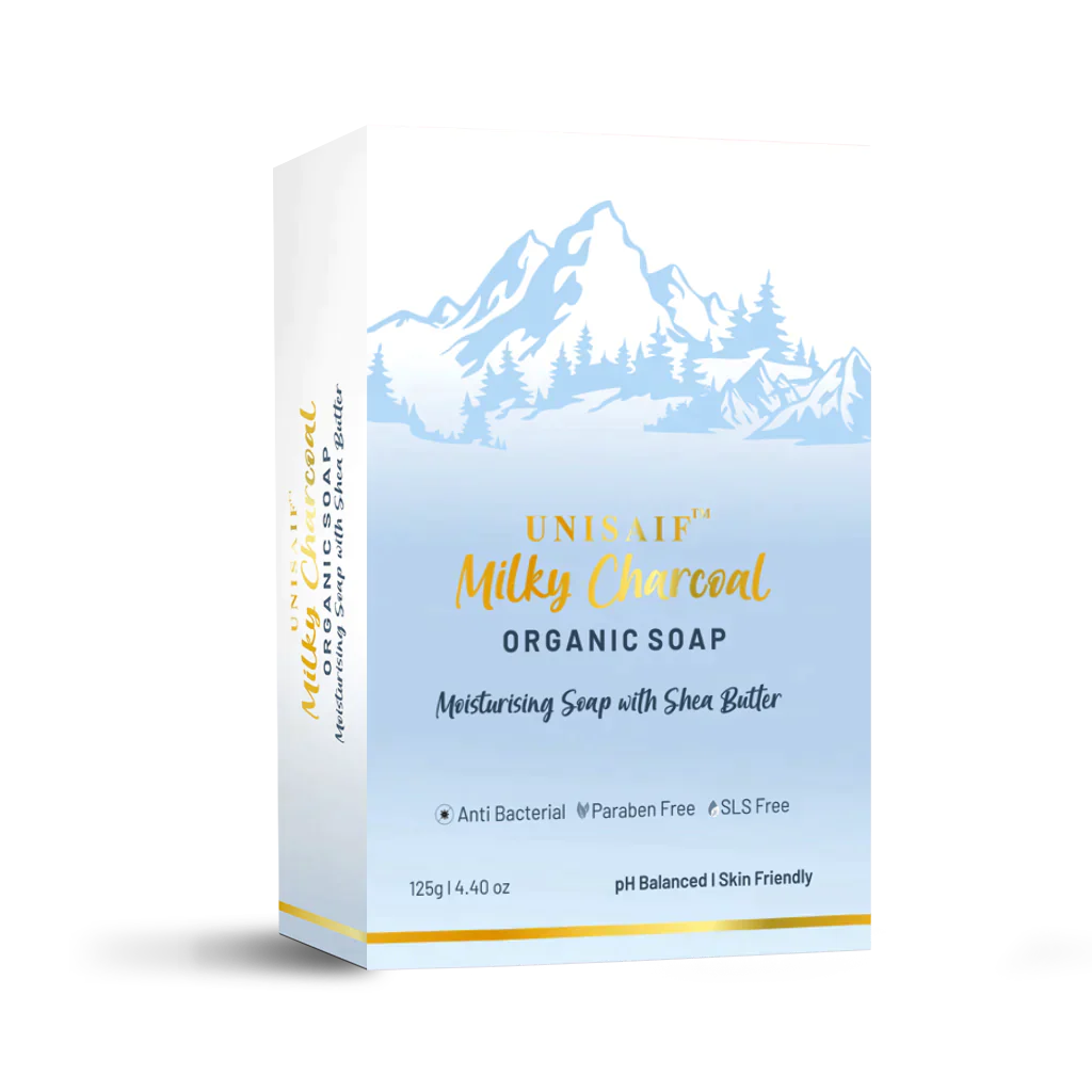 Milky Charcoal Soap 125g