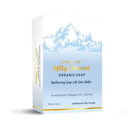 Milky Charcoal Soap 125g