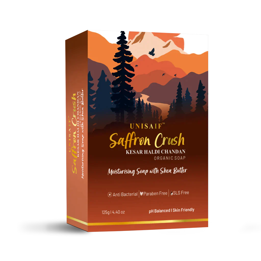 Saffron Crush Organic Soap 125g