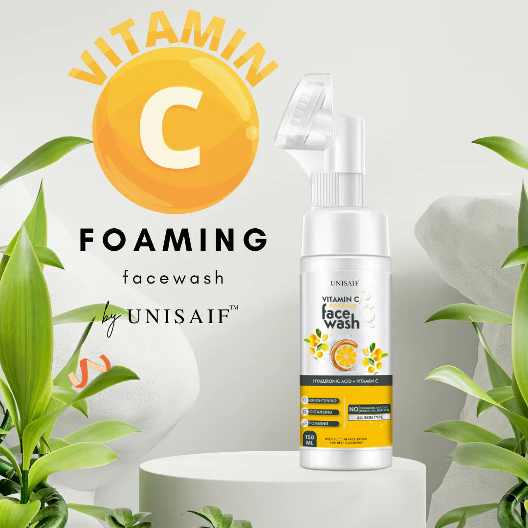 Vitamin C Foaming Facewash 150ml | Hyaluronic Acid | Brightening & Hydrating